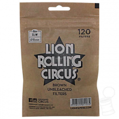 FILTRO LION ROLLING CIRCUS BROWN UNBLEACHED