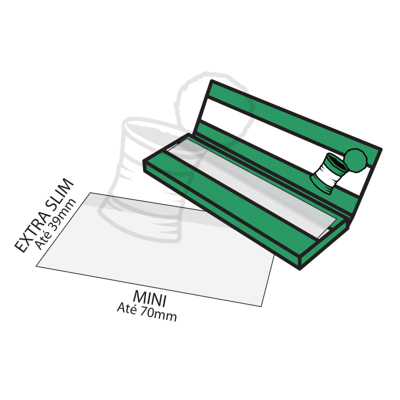 CX. SEDA OCB SINGLE CUT CORNER GREEN-1142