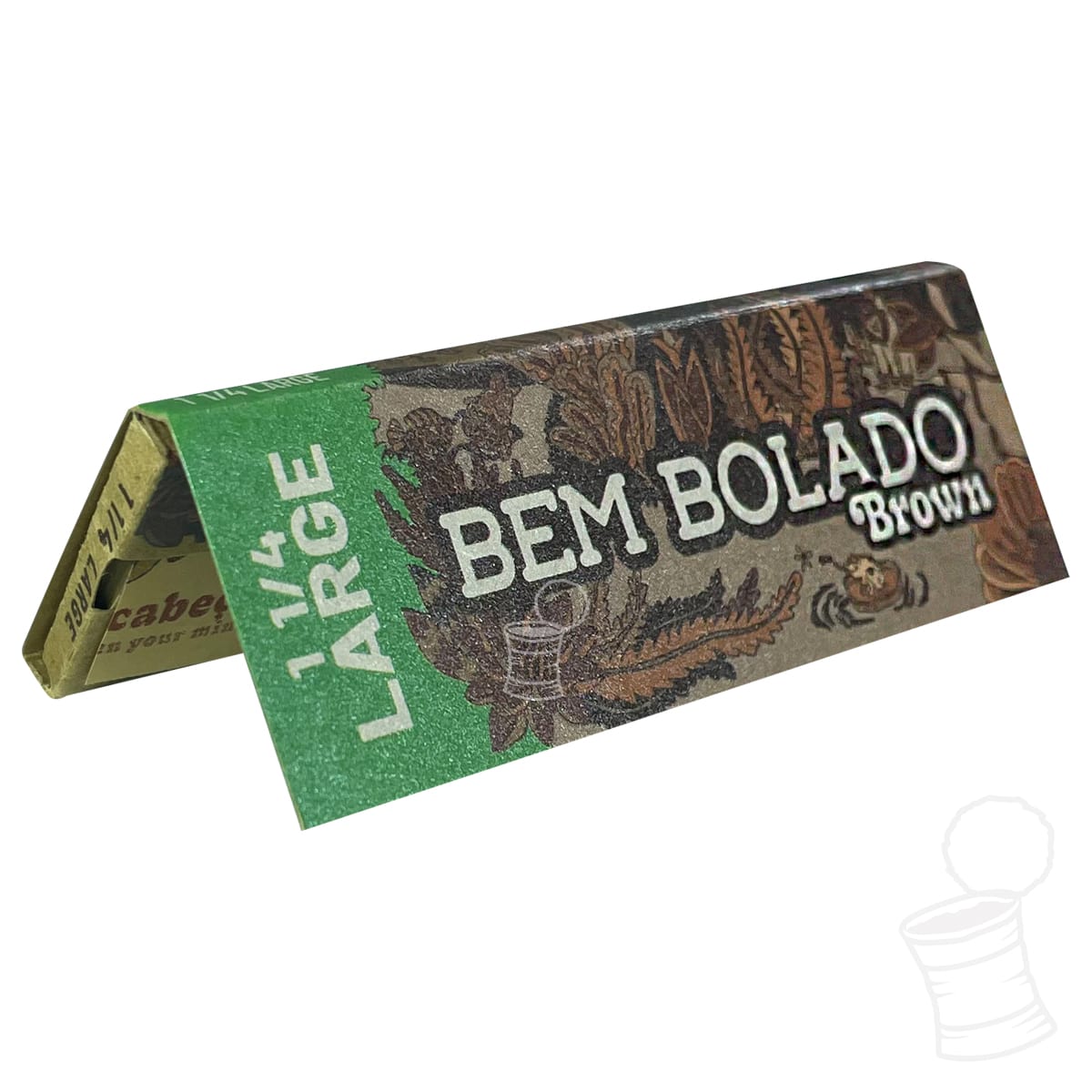 CX. SEDA BEM BOLADO BROWN 1 1/4 LARGE - Popipe
