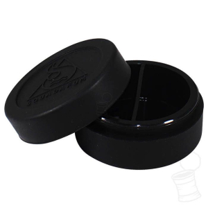 POTINHO SILICONE SQUADAFUM GRANDE COM DIVISÓRIA PRETO