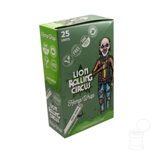 CX. HEMP WRAPS LION ROLLING CIRCUS NATURAL