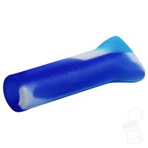 TIP DE SILICONE 8 MM AZUL E BRANCO