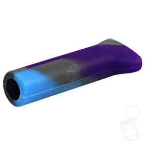 TIP DE SILICONE 8 MM ROXO CINZA E AZUL