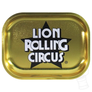 BANDEJA LION ROLLING CIRCUS DOURADA