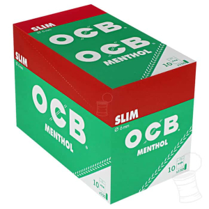 CX.  FILTRO OCB SLIM MENTHOL C/150