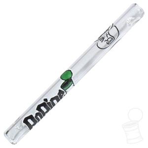 TIP DE VIDRO HIPPIE BONG POPIPE LISO 5 MM 5,5 CM