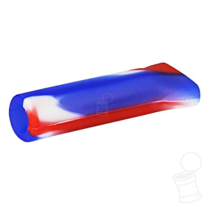 TIP DE SILICONE 8 MM VERMELHO BRANCO E AZUL