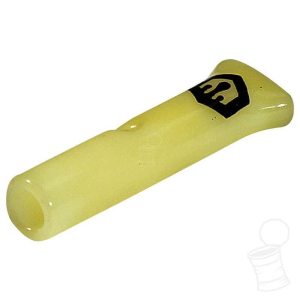 TIP DE VIDRO CULTURA DAB PEQUENA 8 MM AMARELA LOGO