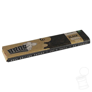 SEDA BROS KING SIZE REGULAR BLACK COM TIPS