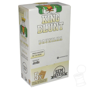 CX. SEDA AROMATIZADA KING BLUNT BAUNILHA