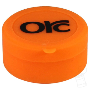 CONTAINER SILICONE 7ML COM DIVISORIA ORC LARANJA