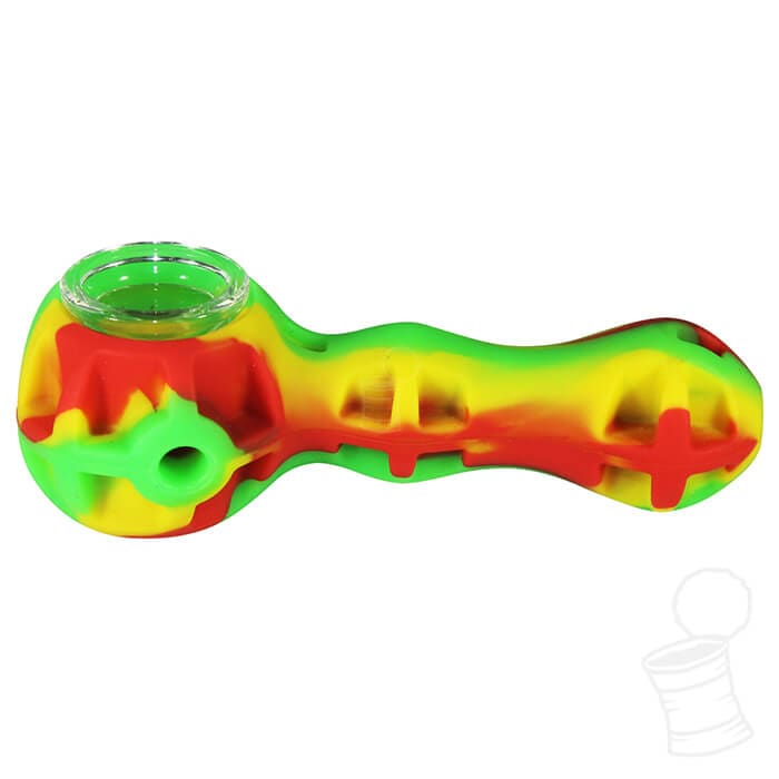PIPE DE SILICONE COM PINÇA E RESERVATÓRIO - CULTURA DAB RASTA - Popipe