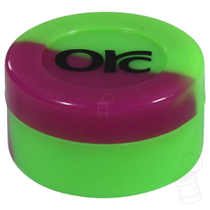 CONTAINER SILICONE 7ML REDONDO ORC VERDE E ROXO