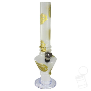 MINIBONG ACRILICO MOON 20 CM – DISCO STONES BRANCO