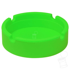 CINZEIRO SILICONE 8,5 CM DE DIÂMETRO VERDE