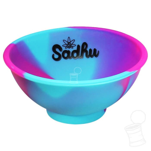 CUIA DE SILICONE SADHU COM LOGO AZUL E PINK