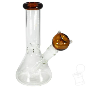 ICEBONG DE VIDRO 19 CM FUN AMBAR  18/14