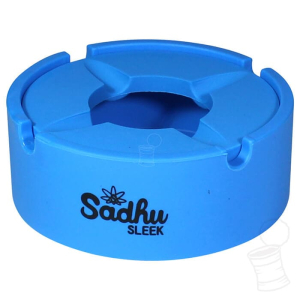 CINZEIRO DE SILICONE SADHU COM TAMPA PEQUENO A8 AZUL