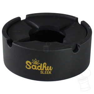 CINZEIRO DE SILICONE SADHU COM TAMPA PEQUENO A8 PRETO