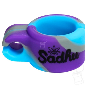 ANEL PORTA CIGARRO DE SILICONE SADHU ROXO CINZA E AZUL