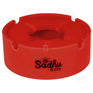 CINZEIRO DE SILICONE SADHU COM TAMPA PEQUENO A8 VERMELHO