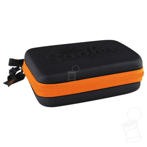 SADHU CASE PREMIUM PRETO COM LARANJA