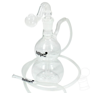 OILBONG V8 GLASS POPIPE HOSE STYLE 14