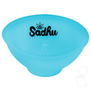 CUIA DE SILICONE SADHU COM LOGO BRILHANTE AZUL