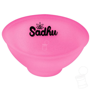 CUIA DE SILICONE SADHU COM LOGO BRILHANTE ROSA