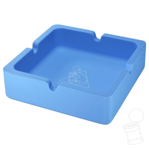 CINZEIRO DE SILICONE QUADRADO SQUADAFUM AZUL CLARO