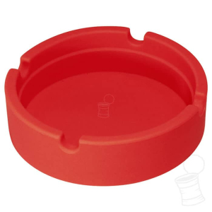 CINZEIRO SILICONE 8,5 CM DE DIÂMETRO VERMELHO