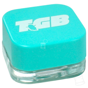 TGB GLASS STASH CYAN CAP