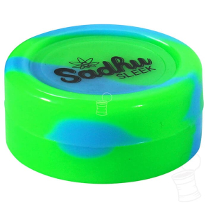 POTINHO DE SILICONE SADHU SLEEK REDONDO 11ML – VERDE E AZUL