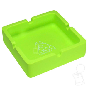 CINZEIRO DE SILICONE QUADRADO SQUADAFUM VERDE CLARO