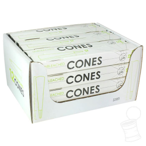 CX. SEDA CONES UNBLEACHED KING SIZE 12