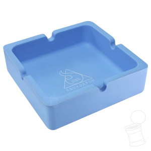 CINZEIRO DE SILICONE QUADRADO SQUADAFUM AZUL PASTEL