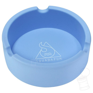 CINZEIRO DE SILICONE REDONDO SQUADAFUM AZUL PASTEL