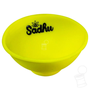 CUIA DE SILICONE SADHU COM LOGO AMARELA