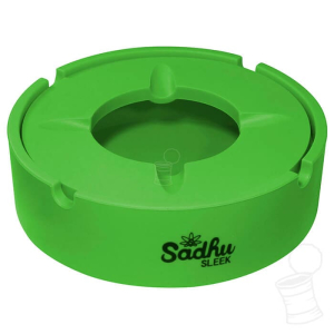 CINZEIRO DE SILICONE SADHU COM TAMPA GRANDE A10 VERDE