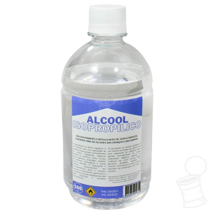 ÁLCOOL ISOPROPILICO PARA LIMPEZA (ISOPROPANOL)  99,80% ALQUIMIA 500ML