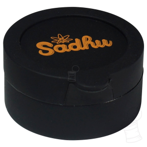 POTINHO DE SILICONE SADHU REDONDO 10ML 2 PARTES – PRETO