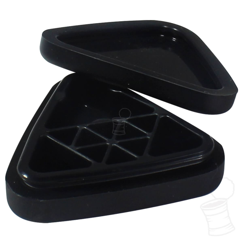 POTINHO DE SILICONE SADHU TRIANGULAR 10ML 11 PARTES - PRETO-thumbnail