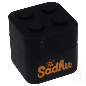 POTINHO DE SILICONE SADHU LEGO QUADRADO 11ML – PRETO