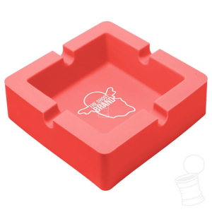 CINZEIRO DE SILICONE TGB ROSE  9X9CM