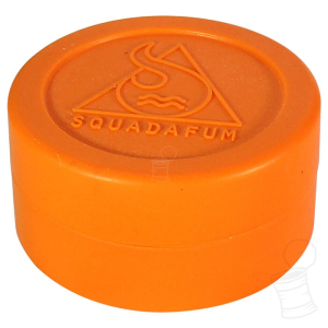 POTINHO SILICONE SQUADAFUM GRANDE COM DIVISÓRIA NOVO LARANJA