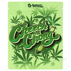 G ROLLZ SMELL PROOF BAGS 100 MM X 125 MM CHEECH & CHONG ‘CAMO’