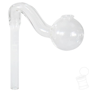 DOMELESS DOWNSTEM TUBO 7MM V8 GLASS BOLINHA GANCHO 5 (CRYSTAL BALL)