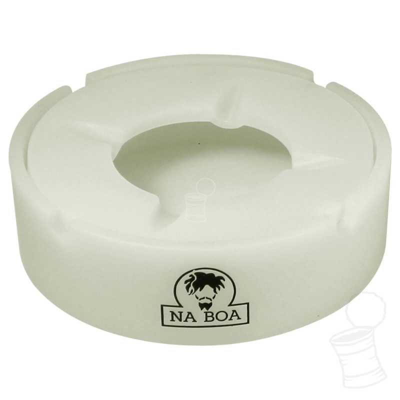 CINZEIRO SILICONE NA BOA GRANDE (10CM) BRANCO