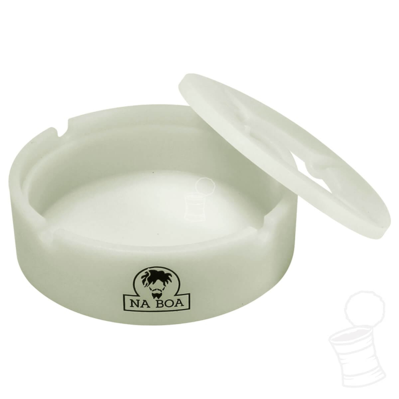 CINZEIRO SILICONE NA BOA GRANDE (10CM) BRANCO-thumbnail