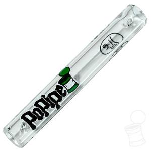 TIP DE VIDRO HIPPIE BONG POPIPE LISO 8 MM 5,5 CM